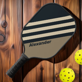 レトロストリーストライプ砂漠の名前 ピックルボールラケット