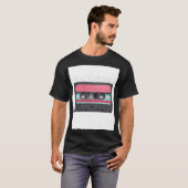レトロストリートウェア ユニセックスTシャツ ネオン 80年代 Tシャツ (正面フル)