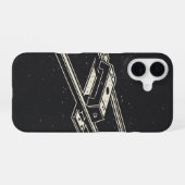レトロストリートレールセグメント iPhone 16ケース (裏面横)