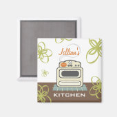 レトロストーブモダンキッチンマグネット マグネット (正面/裏面)