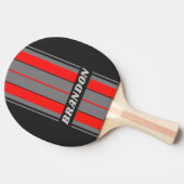 レトロストーミースカイストライプボード名 卓球ラケット (横)