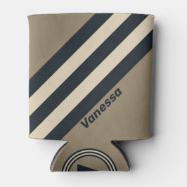 レトロストーミー砂漠ストライプ三つの名前 缶クーラー