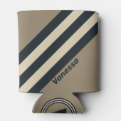 レトロストーミー砂漠ストライプ三つの名前 缶クーラー (裏面)