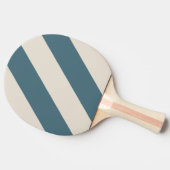 レトロストームはっきりした3ストライプ個 卓球ラケット (横)
