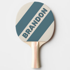 レトロストームはっきりした3ストライプ名 卓球ラケット