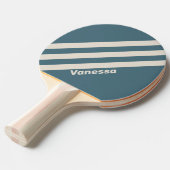 レトロストームストライプ3名（名前） 卓球ラケット (正面アングル)