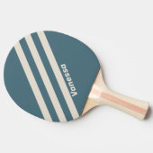 レトロストームストライプ3名（名前） 卓球ラケット (横)