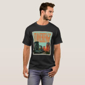 レトロストーンヘンジイングランド土産 Tシャツ (正面フル)