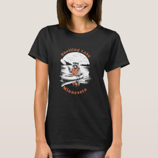 レトロスネリングレイクミネソタキュートカヤックラスコオ Tシャツ