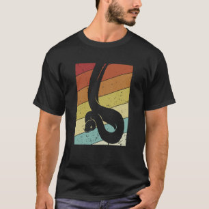 レトロスネークピソニエ科スネークオーナーバナナボールピット Tシャツ