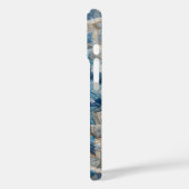 レトロスノーフレーク万華鏡のように千変万化するパターンキルト Case-Mate iPhoneケース (裏面 / 左)