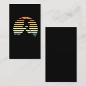 レトロスノーボードフリースタイルジャンプマウンテンズ 名刺 (正面/裏面)