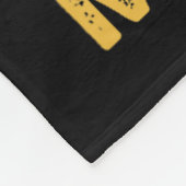 レトロスノーボード – スノーボードヴィンテージスノーボーダー フリースブランケット (角)