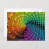 レトロスパイラル ポストカード (正面/裏面)