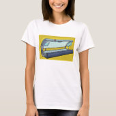 レトロスパタンニングベッド Tシャツ (正面)