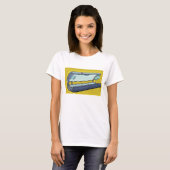 レトロスパタンニングベッド Tシャツ (正面フル)