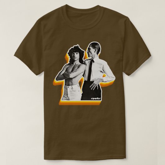 レトロスパークスフェードアート Tシャツ (デザイン正面)