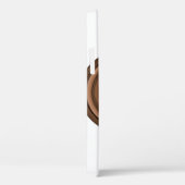 レトロスピーカー:ブラウン、孤立した白。 Case-Mate iPhoneケース (裏面 / 右)