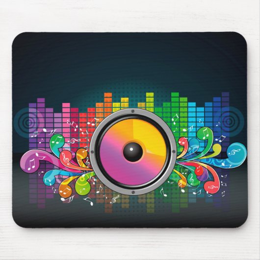 レトロスピーカ マウスパッド (正面)