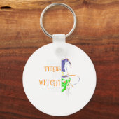 レトロスプレータンアーティストハロウィーン幽霊サンレスTa キーホルダー (正面)