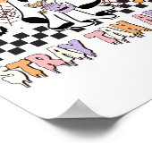 レトロスプレータンアーティストハロウィーン幽霊サンレスTa ポスター (角)