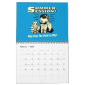 レトロスプーフ大学カレンダー カレンダー (2月 2026)