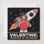 レトロスペースバレンタイン あなたは宇宙のスターだ シーズンカード (正面)