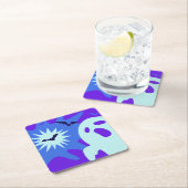 レトロスポオクタクルハローウィンパーティ スクエアペーパーコースター (インサイチュ)