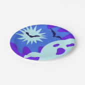 レトロスポオクタクルハローウィンパーティ ペーパープレート (アングル)