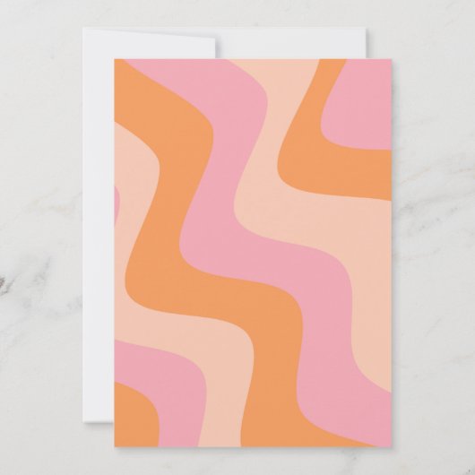 レトロスマイリー招待状 招待状 (裏面)