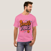 レトロスマイルデザイン Tシャツ (正面フル)