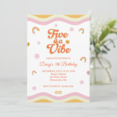 レトロスマイルファイブはヴィベ5番目の誕生日 招待状 (スタンド正面)