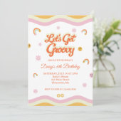 レトロスマイルGroovyを取得しよう誕生日 招待状 (スタンド正面)