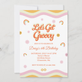 レトロスマイルGroovyを取得しよう誕生日 招待状