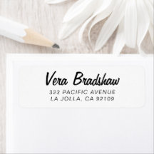 レトロスモダンクリプトシンプル差出人住所