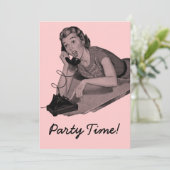 レトロスランバーパーティー 招待状 (スタンド正面)