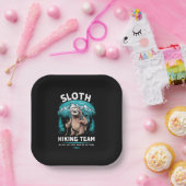 レトロスロッスハイキングチームヴィンテージギフト ペーパープレート (パーティー)