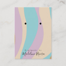 レトロスワーズアーティザンイヤリングディスプレイカード コーリングカード