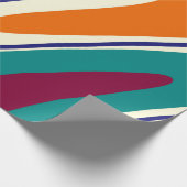 レトロスワーズクラシック- 70sスタイル ラッピングペーパー (角)