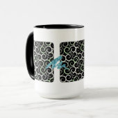 レトロスワーズデザイナーコーヒーマグ マグカップ (正面左)