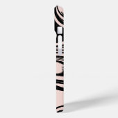 レトロスワーズブラック&ベージュ Case-Mate iPhoneケース (裏面 / 左)