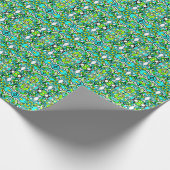 レトロスワールドードル60s 70sヴィンテージスタイル ラッピングペーパー (角)