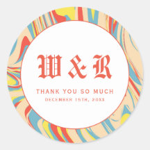 レトロスワール大理石抽象芸術モノグラム