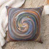 レトロスワール抽象芸術アート#12 クッション (ブランケット)