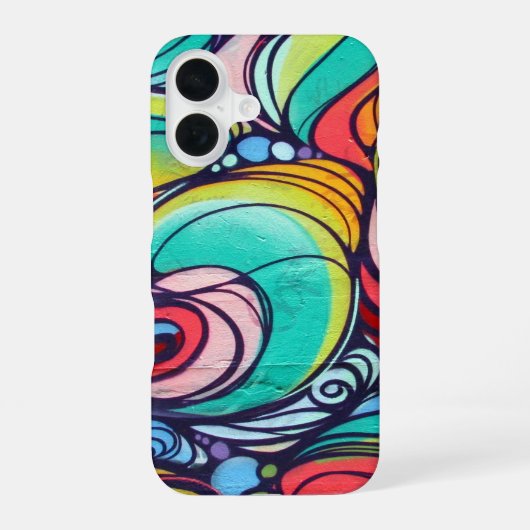 レトロスワール iPhone 16ケース (裏面)