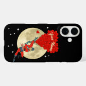 レトロスーパーヒーローラブハート Case-Mate iPhoneケース (裏面 (横))