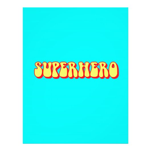 レトロスーパーヒーロー フォトプリント            (正面)