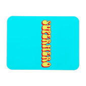 レトロスーパーヒーロー マグネット (横)