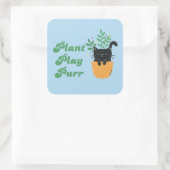 レトロスーパー可愛いキャットプラ遊ントプラー スクエアシール (バッグ)