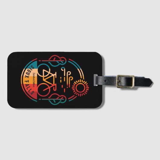 レトロスー秋サイクリートイル ラゲッジタグ (正面横)